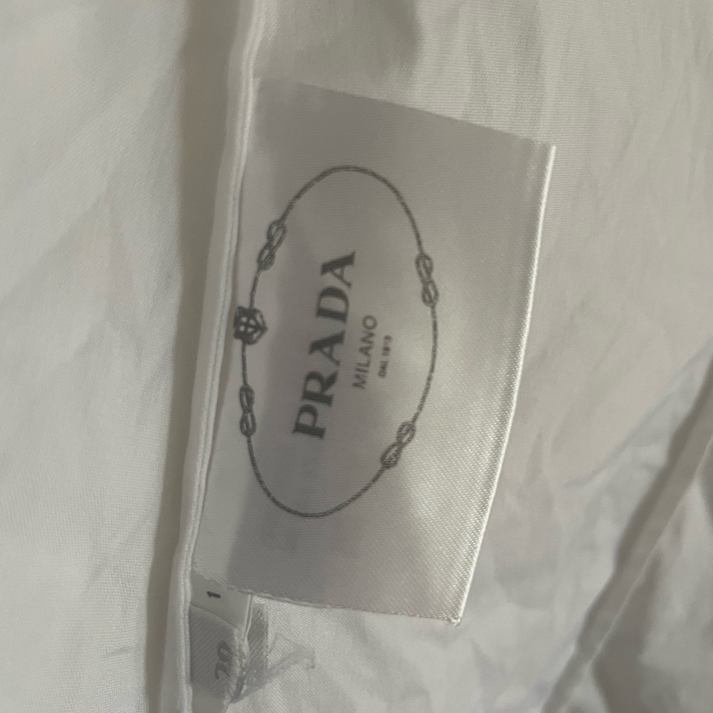 Prada White Button Down Shirt. - image 7